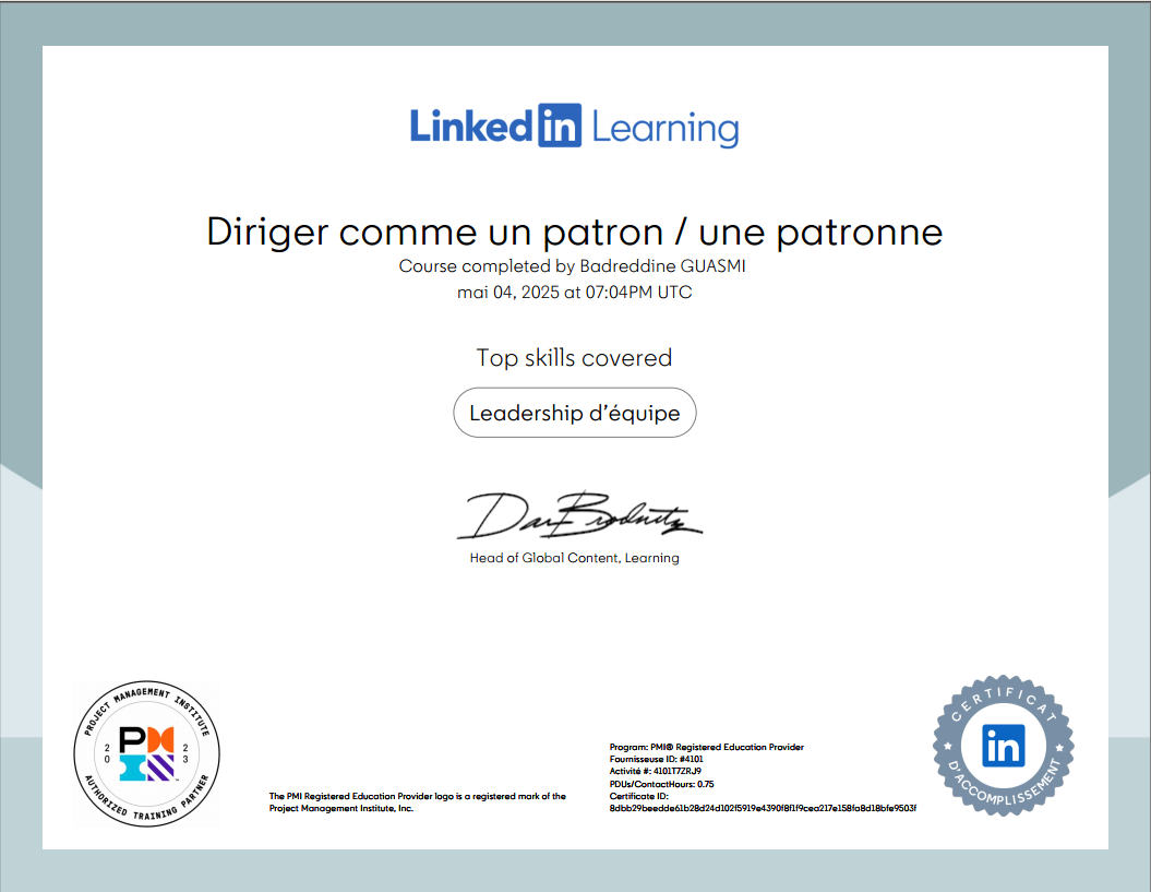 Pro Certificate 16